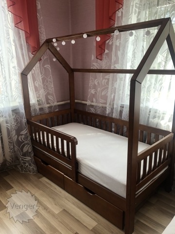 Ліжко будинок "Віккі New"  - меблі з дерева в дитячу та спальню від фабрики Venger